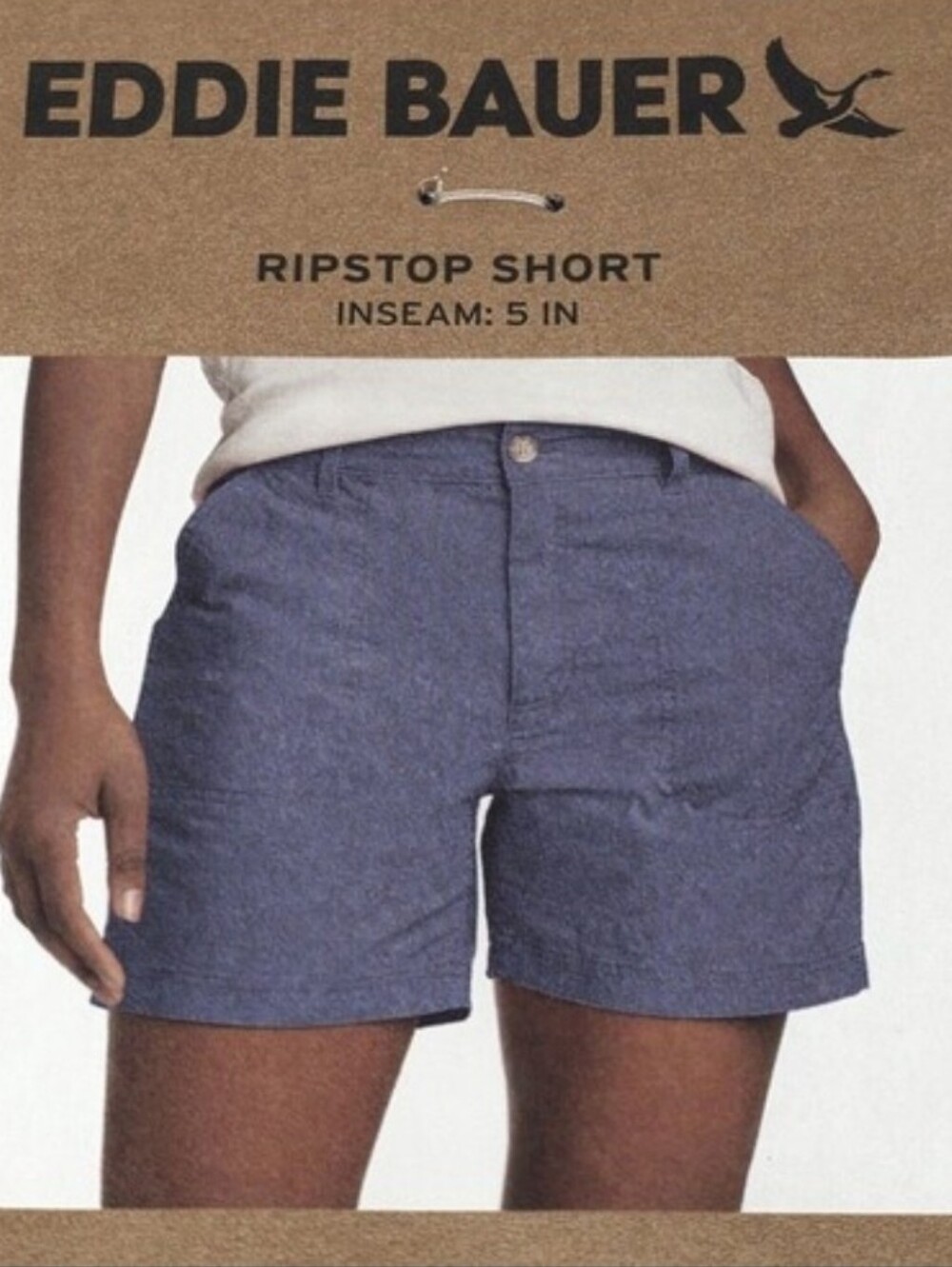 NWT Eddie Bauer Rip Stop Shorts Light Blue Women’s Size 6